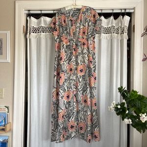 Roolee bright floral maxi dress XL